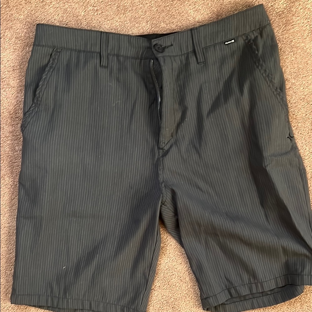 Puma Black Flat Front Shorts